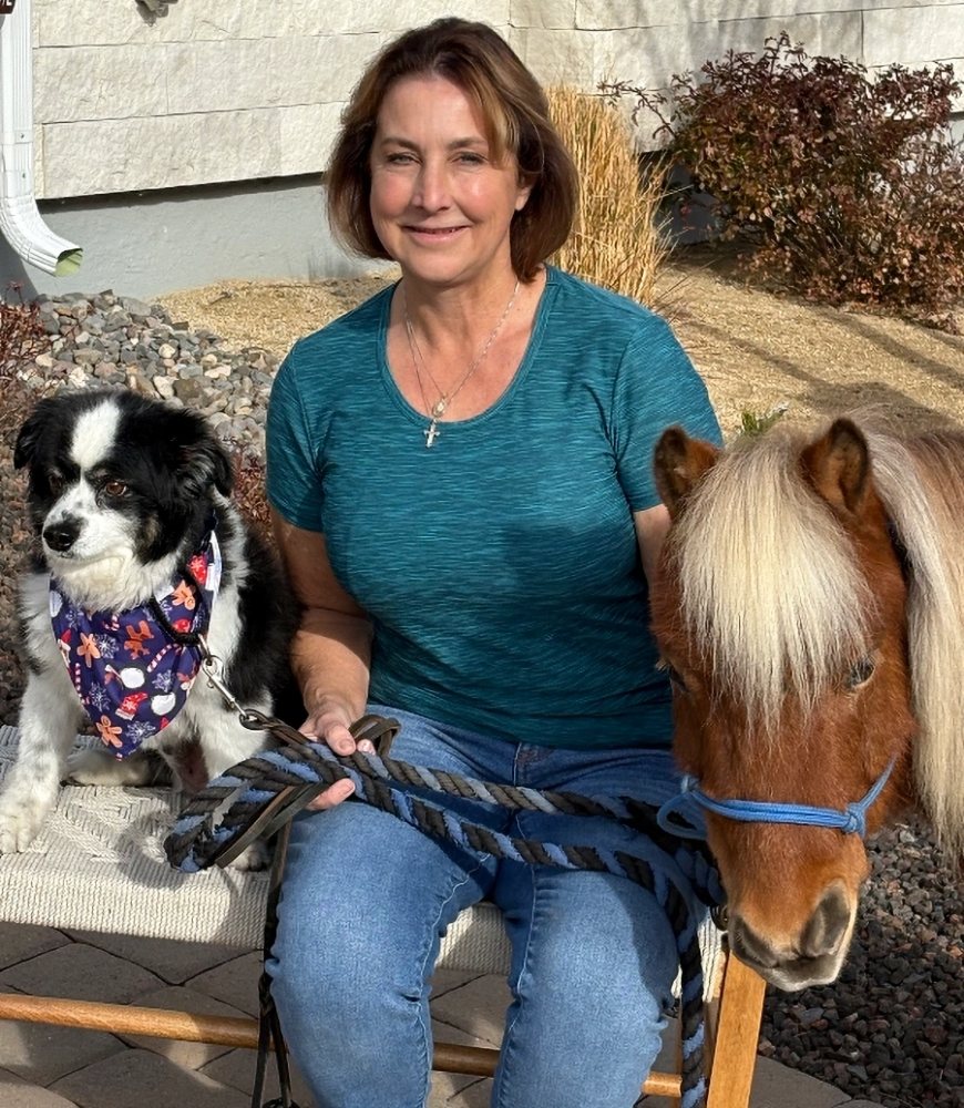 Catherine with Theo and Zebedee